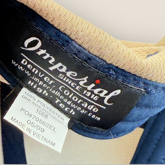 The Phoenician Beige Baseball Cap By Imperial Adjustable Fit - Picture 6 of 6